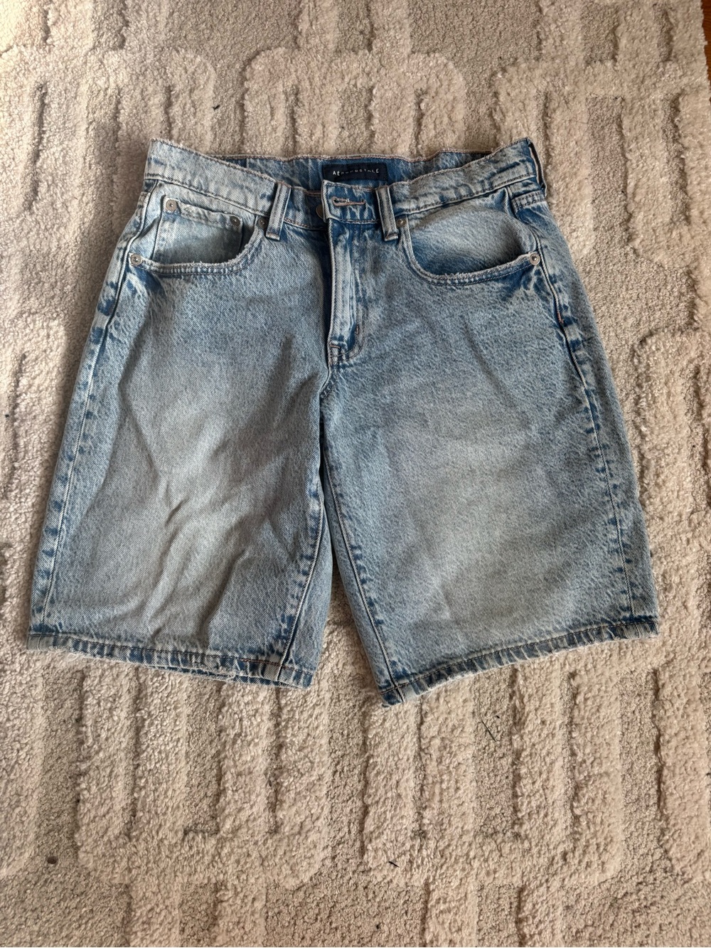 Light Blue Denim jorts